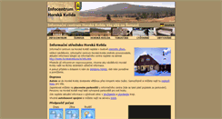 Desktop Screenshot of infocentrum-horska-kvilda.cz